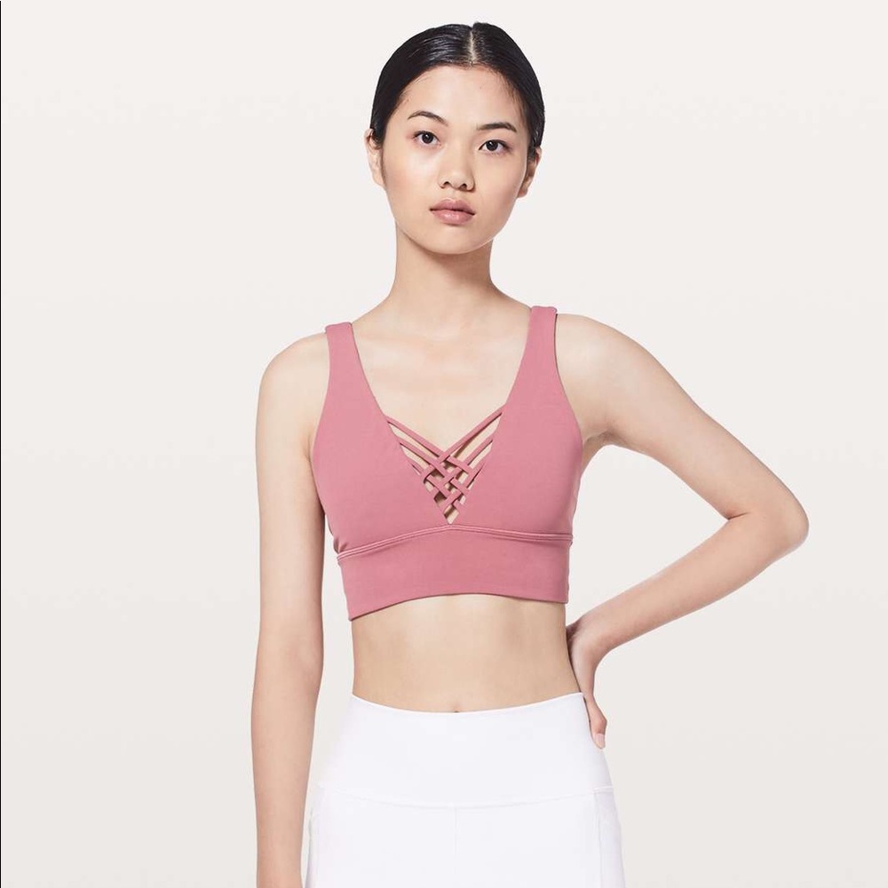 Lululemon Bind & Cross Yoga Sports Bra Sz 4